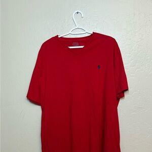 Polo by Ralph Lauren Men's Red Short Sleeve Tee
